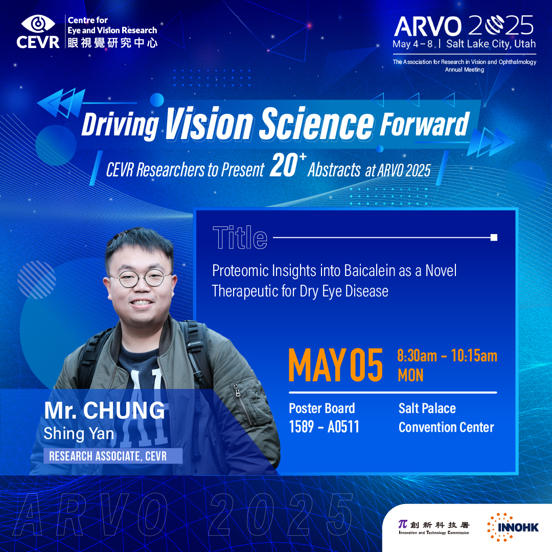 Check out CEVR's the List of Abstracts/ Paper/ Mini-Symposium at ARVO 2025!