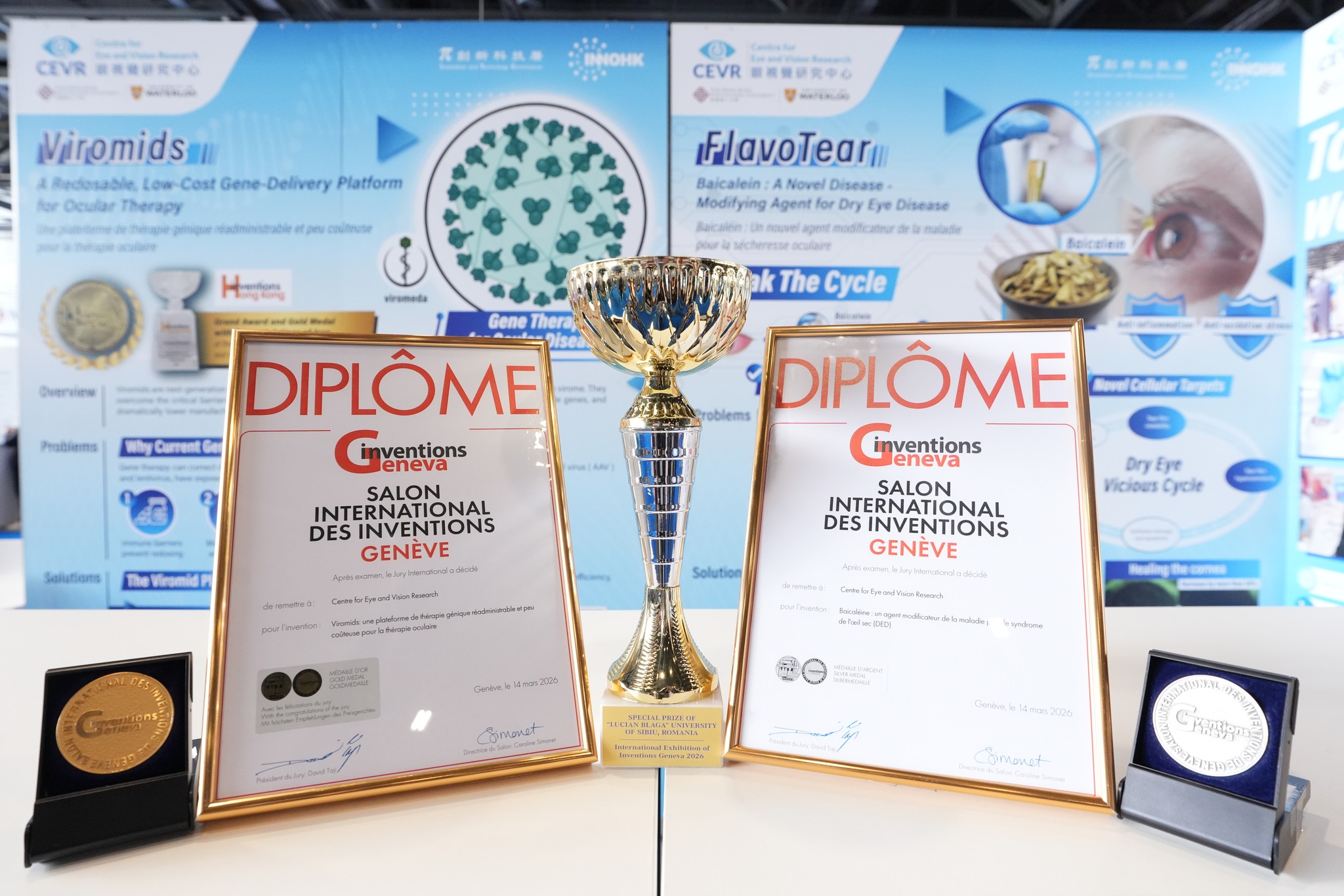 CEVR Shines at the 51st International Exhibition of Inventions Geneva!