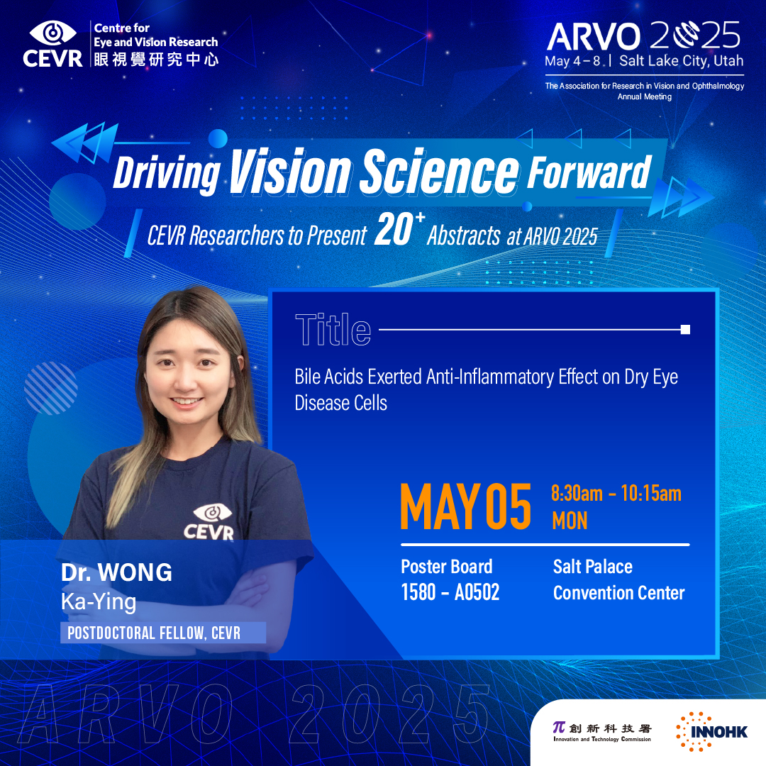Check out CEVR's the List of Abstracts/ Paper/ Mini-Symposium at ARVO 2025!