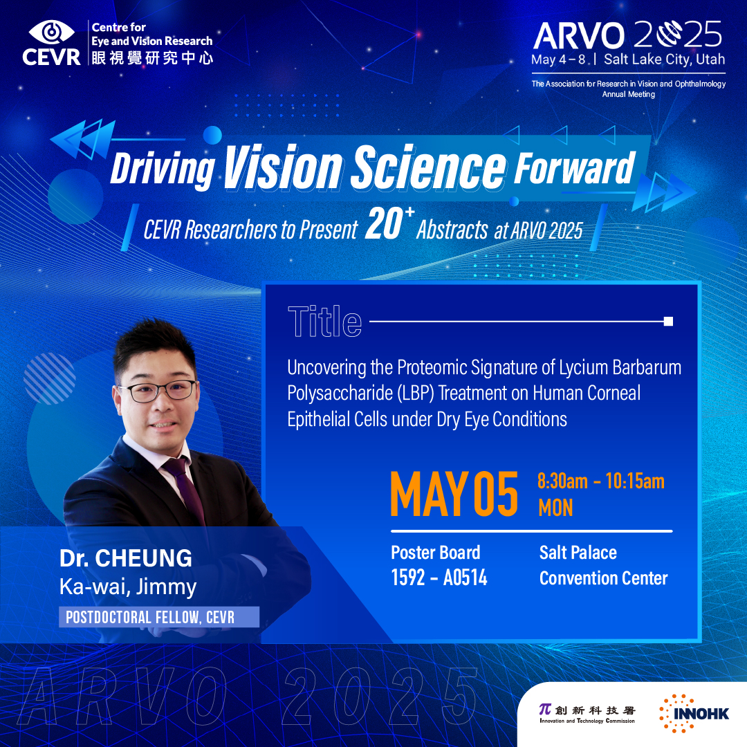 Check out CEVR's the List of Abstracts/ Paper/ Mini-Symposium at ARVO 2025!