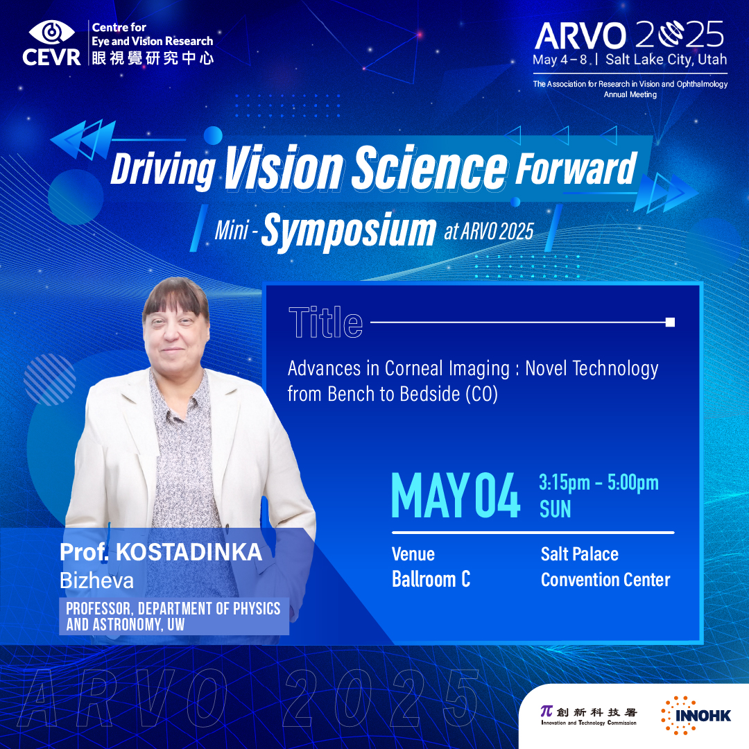 Check out CEVR's the List of Abstracts/ Paper/ Mini-Symposium at ARVO 2025!