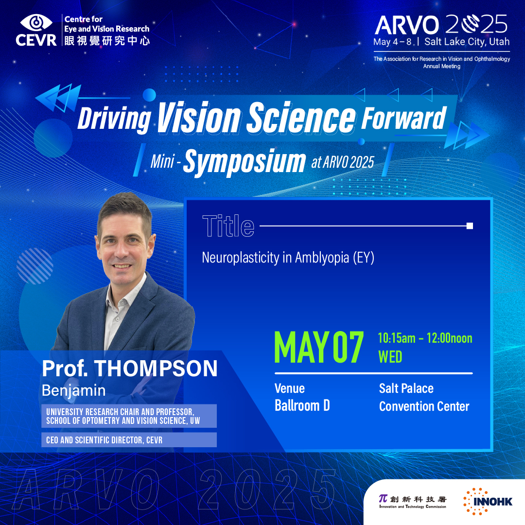 Check out CEVR's the List of Abstracts/ Paper/ Mini-Symposium at ARVO 2025!