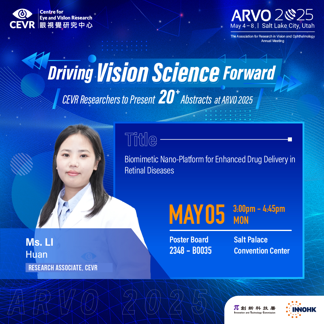 Check out CEVR's the List of Abstracts/ Paper/ Mini-Symposium at ARVO 2025!