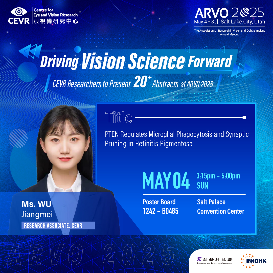 Check out CEVR's the List of Abstracts/ Paper/ Mini-Symposium at ARVO 2025!