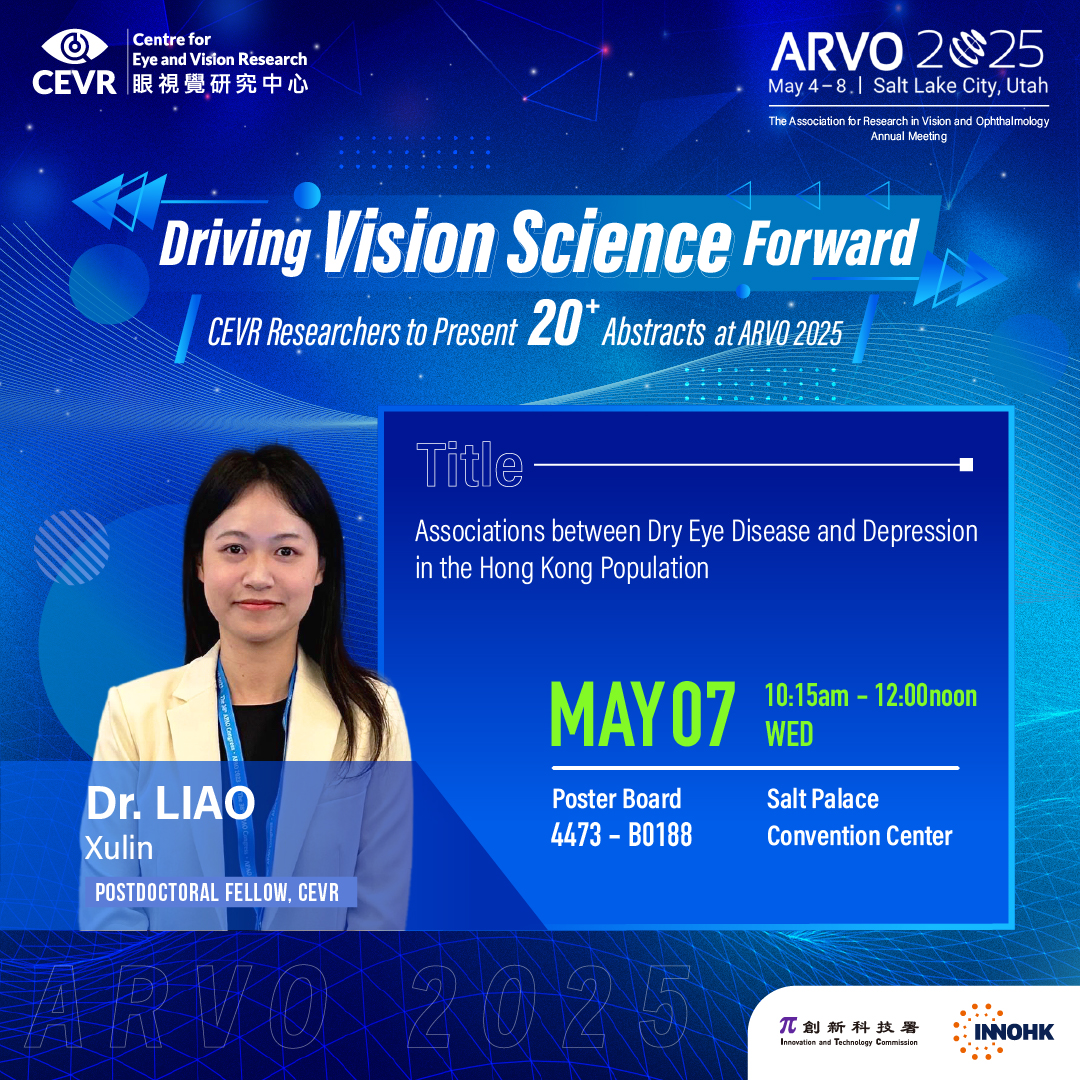 Check out CEVR's the List of Abstracts/ Paper/ Mini-Symposium at ARVO 2025!