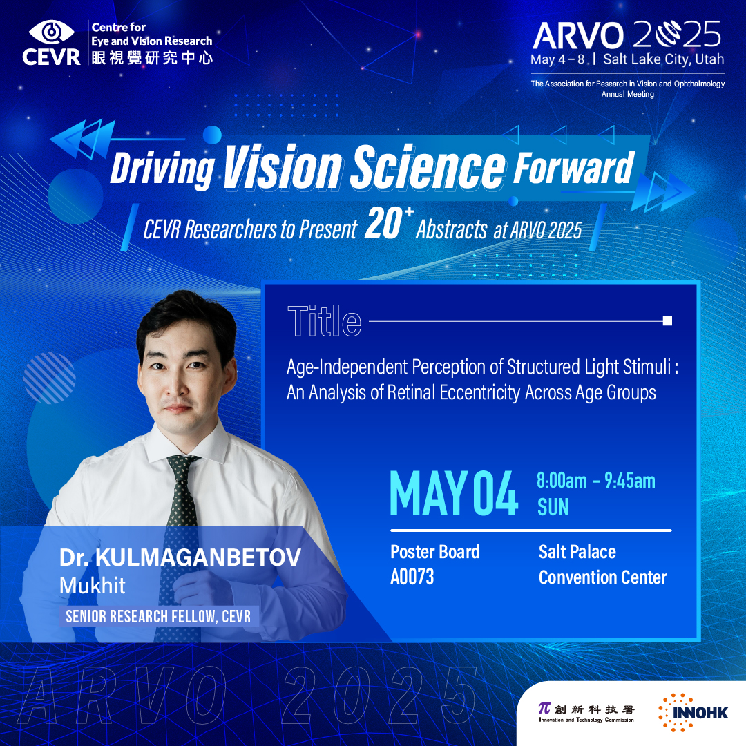 Check out CEVR's the List of Abstracts/ Paper/ Mini-Symposium at ARVO 2025!